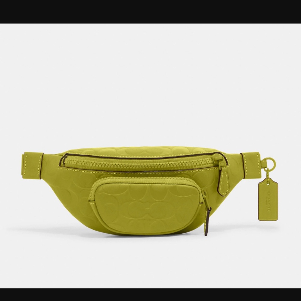 Coach fanny pack -chartreuse